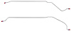 Rear Axle Brake Line Set for Select 1967 GM Models  [2-PC, Stainless Steel] - image 1