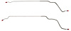Rear Axle Brake Line Set for Select 1968-1972 GM Models  [2-PC, Stainless Steel] - image 1