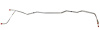 Transmission Oil Cooler Lines for 1975-1981 Chevrolet Camaro w/Turbo-Hydramatic 350/400 Transmission [Steel] - image 1