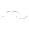 Rear Axle Brake Line Kit for 1997-2006 Jeep Wrangler TJ [Dana 35, Stainless] - image 1