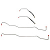Transmission Oil Cooler Lines for 2005-2007 Jeep Liberty w/3.7L V6 Eng. [Stainless Steel] - image 1