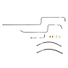 Transmission Oil Cooler Lines for 1997-2002 Jeep Wrangler TJ w/4.0L I6 Eng. [Stainless Steel] - image 1