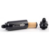 Billet Aluminum In-Line Fuel Filter for Gasoline Applications, 5 in. Long [-8 AN Black] - image 2