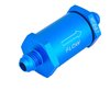 Billet Aluminum In-Line Fuel Filter with -6 AN Male Inlet/Outlet Connections [85-Micron, Blue] - image 3