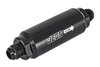 Billet Aluminum In-Line Fuel Filter for Gas, E85 & Alcohol Applications, 5 in. Long [-10 AN Black] - image 3