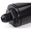 Billet Aluminum In-line Fuel Filter for Gasoline Applications, 9 in. Long [-8 AN Black] - image 3