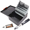 Large Pin Vise and Drill Bit Kit Includes: (1) Large (60 pc.) Drill Bit Set - image 1