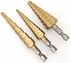 Step Drill Bit Set 3-Piece - image 1