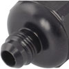 Compact Billet Aluminum In-Line Fuel Filter, 2 5/16 in. Long [-6 AN Male/Male, Black] - image 4