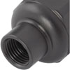 Compact Billet Aluminum In-Line Fuel Filter, 2 5/16 in. Long [-6 AN Male/Female, Black] - image 4