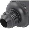Compact Billet Aluminum In-Line Fuel Filter, 2 5/16 in. Long [-8 AN Male/Male, Black] - image 4