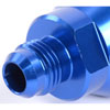 Compact Billet Aluminum In-Line Fuel Filter [-6 AN Male/90-Degree Female, Blue] - image 4