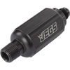 Compact Billet Aluminum In-Line Fuel Filter, 2 5/16 in. Long [3/8 in. NPT Male to -6 AN Male, Black] - image 3