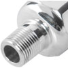 Compact Billet Aluminum In-Line Fuel Filter, 2 5/16 in. Long [3/8 in. NPT Male to -6 AN Male, Polished] - image 4