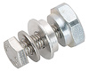 Aluminum Carb Linkage Bushing 1/4"-28 Threaded - image 1