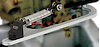 Clear Anodized Return Spring Bracket Black Anodized Anchor - image 1