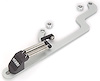 Clear Anodized Return Spring Bracket With Black Anodized Anchor