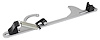 Throttle Bracket with Return Springs for GM Style Cable [Clear Anodized Finish] - image 1