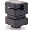 Black Anodized Throttle Cable Mount Fits JEGS Billet Aluminum Throttle Brackets - image 2