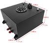 10-Gallon Aluminum Fuel Cell [Black Finish] - image 2