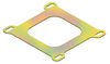 Dual Pattern Intake to Square Flange Carb Adapter Plate CNC Laser Machined Sealing Plate - image 3