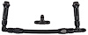 Dual Feed Fuel Line Kit for Holley Ultra HP Aluminum Carburetors [-6 AN, Black] - image 1