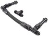 Dual Feed Fuel Line Kit for Holley Ultra HP Aluminum Carburetors [-8 AN, Black] - image 2