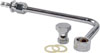 Single Feed Chrome Fuel Line 3/8 in Hose Barb (fuel filter not included) Fits: (with 5/8 in.-20 Banjo) - image 4