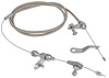 Transmission Kickdown Cable Kit [Ford C6, Stainless Steel] - image 1