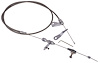 Transmission Kickdown Cable Kit [Ford C4, Stainless Steel] - image 1
