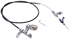Transmission Kickdown Cable Kit [Chrysler/Mopar TF A727, Black]
