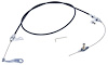 Transmission Kickdown Cable Kit [Ford C4, Black]