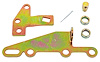 Automatic Shifter Bracket & Lever for GM TH400, TH350, TH200, TH250, 2004R, 700R4, & 4L60 - image 1
