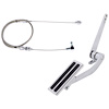 Gas Pedal Assembly Kit with Universal 24 in. Stainless Steel Throttle Cable - image 1