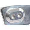 Universal Billet Brake Pedal Pad [Polished Aluminum] - image 4