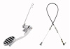 Billet Gas Pedal Assembly with 24 in. Throttle Cable - image 1