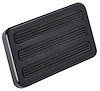 Universal Billet Brake Pedal Pad  [Black Aluminum] - image 1