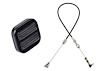 Dimmer Switch Pad with 24 in. Throttle Cable [Black] - image 1