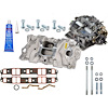 Quadrajet Carburetor with Intake Manifold Kit for Small Block Chevy - image 1