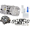 Quadrajet Carburetor with Intake Manifold Kit for Big Block Chevy - image 1