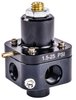 Fuel Pressure Regulator for Supercharged and Turbocharged Carbureted Engines [1.5-25 psi Outlet Pressure, Black Anodized] - image 2