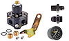 Fuel Pressure Regulator Kit for Carbureted Engines [1.5-25 PSI Outlet Pressure, Black Anodized] - image 1