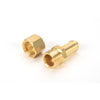 Captive Nut Adapter Fitting 3/8" Hard Line x 3/8" Hose Barb - image 4