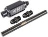Mechanical Fuel Pump & Installation Kit for Small Block Chevy 265-283-327-350-400 [80 gph, Black Fittings] - image 3
