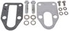 Mechanical Fuel Pump & Installation Kit for Small Block Chevy 265-283-327-350-400 [80 gph, Black Fittings] - image 4