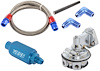 Mechanical Fuel Pump & Installation Kit for Big Block Chevy 396-427-454 [80 gph, Blue Fittings] - image 1