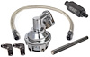 Mechanical Fuel Pump & Installation Kit for Small Block Chevy 265-283-327-350-400 [110 gph, Black Fittings] - image 1