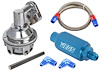 Mechanical Fuel Pump & Installation Kit for Small Block Chevy 265-283-327-350-400 [110 gph, Blue Fittings] - image 1