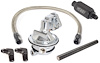Mechanical Fuel Pump & Installation Kit for Big Block Chevy 396-427-454 [110 gph, Black Fittings] - image 1