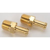 NPT Straight Hose Barb Fitting [1/4 in. NPT to 5/16 in. Hose, Brass] - image 2